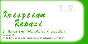 krisztian repasi business card